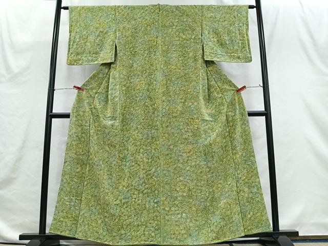 平和屋着物■上質な小紋　花尽くし　正絹　逸品　CABH3547ua