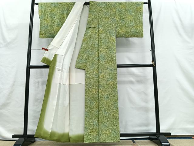 平和屋着物■上質な小紋　花尽くし　正絹　逸品　CABH3547ua
