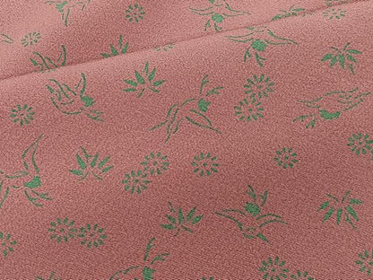 平和屋着物■上質な小紋　花鳥文　正絹　逸品　CABH3552ua