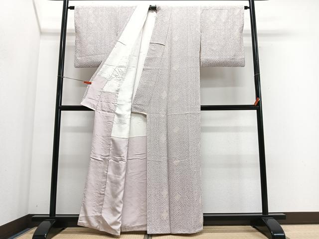 平和屋着物■上質な小紋　総絞り　吉祥文　正絹　逸品　CABH3562ua