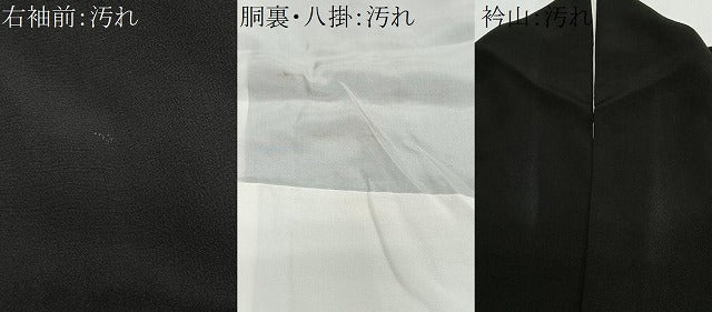 平和屋着物■豪華黒留袖　作家物　嵯峨　樹林風景文　暈し染め　金彩　正絹　逸品　CABH3567ua