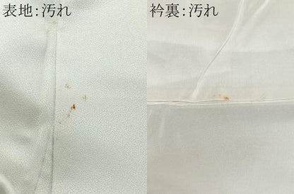 平和屋着物■訪問着　手描き　草花文　暈し染め　正絹　逸品　CABH3570ua