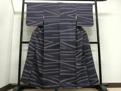 平和屋着物■上質な小紋　霞文　暈し染め　正絹　逸品　CABH3573ua