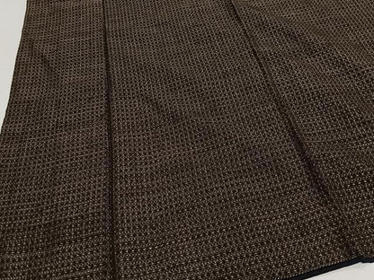 平和屋着物■男性　紬　アンサンブル　絣文様　正絹　逸品　CABH3591ua