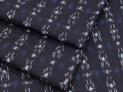 平和屋着物●久留米絣　単衣　吉祥文　正絹　逸品　CABH3636th