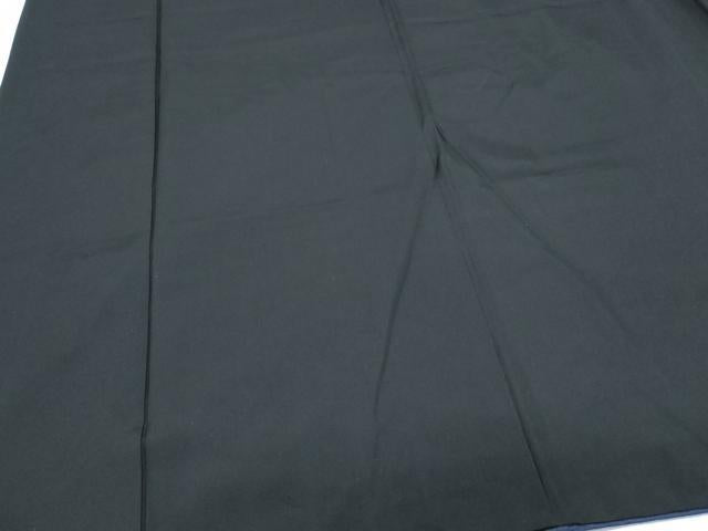 平和屋着物●男性　黒紋付　正絹　逸品　CABH3637th