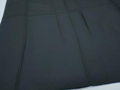 平和屋着物●男性　黒紋付　正絹　逸品　CABH3638th