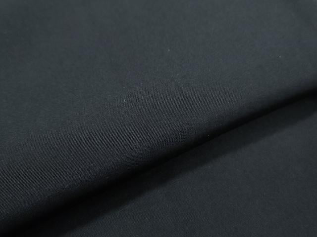 平和屋着物●男性　黒紋付　正絹　逸品　CABH3639th