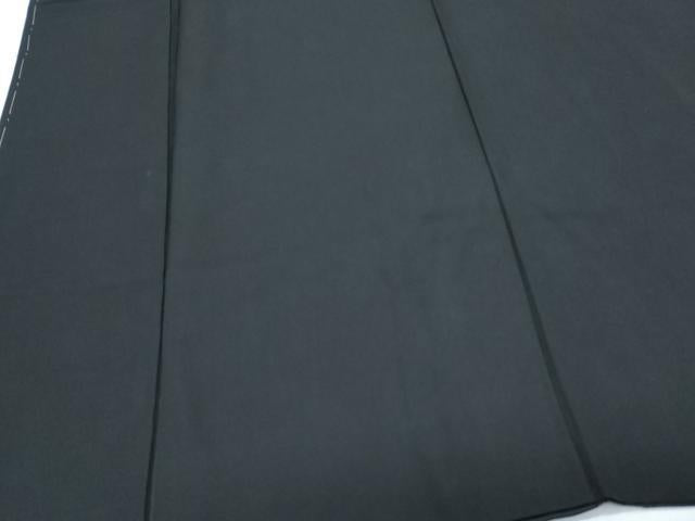 平和屋着物●男性　黒紋付　正絹　逸品　未使用　CABH3640th