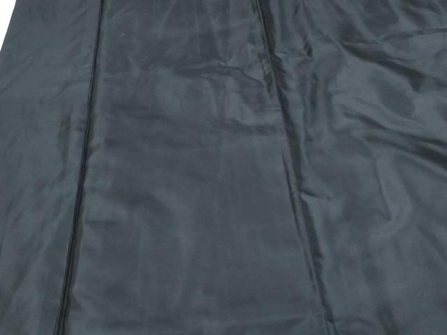平和屋着物●男性　黒紋付　正絹　逸品　CABH3641th