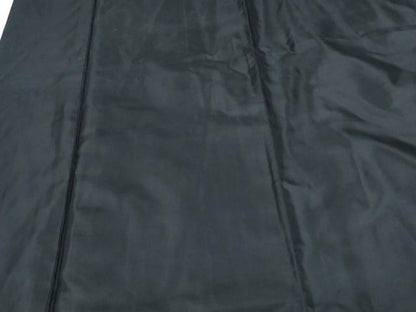 平和屋着物●男性　黒紋付　正絹　逸品　CABH3641th