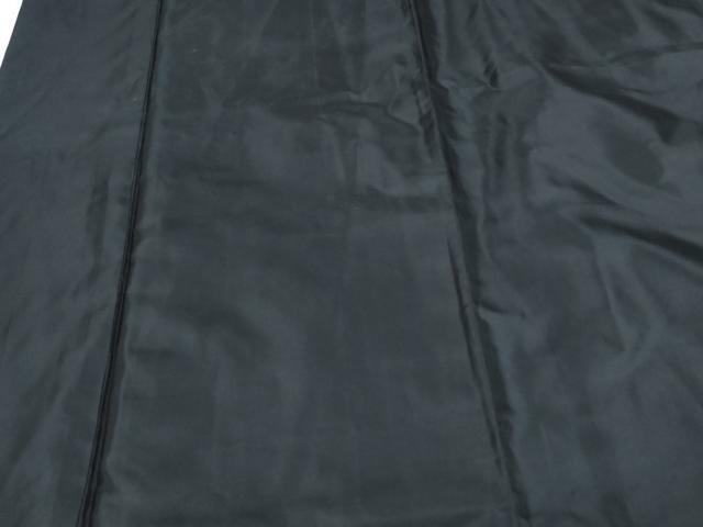 平和屋着物●男性　黒紋付　正絹　逸品　CABH3641th