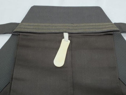 平和屋着物■男性　行灯袴　縞　正絹　逸品　CABH3647th