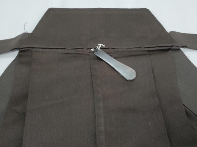 平和屋着物■男性　行灯袴　霞文　正絹　逸品　CABH3648th