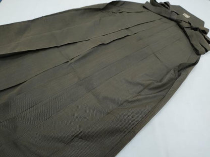 平和屋着物■男性　行灯袴　縞　正絹　逸品　CABH3649th