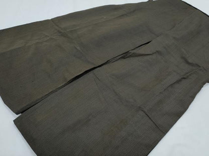 平和屋着物■男性　行灯袴　縞　正絹　逸品　CABH3649th