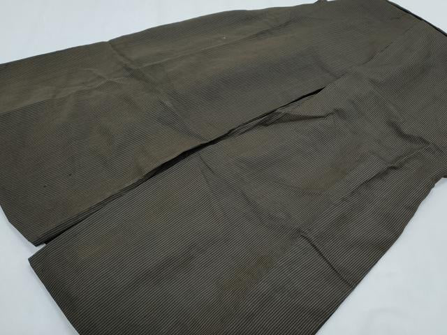 平和屋着物■男性　行灯袴　縞　正絹　逸品　CABH3649th