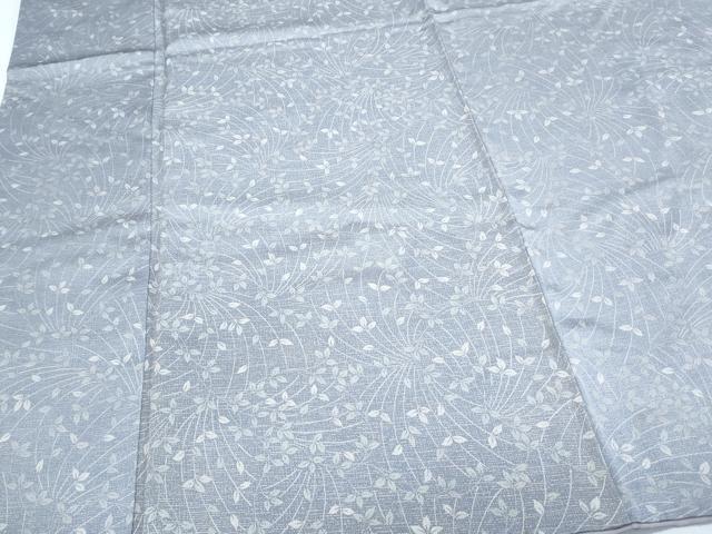 平和屋着物■上質な小紋　草葉文　正絹　逸品　CABH3656th