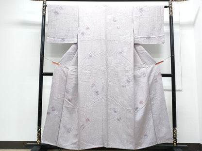 平和屋着物■上質な小紋　地紋起こし　鏡裏地紋　正絹　逸品　CABH3659th