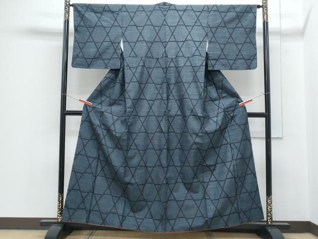 平和屋着物■上質な紬　100亀甲　吉祥文　正絹　逸品　CABH3661th