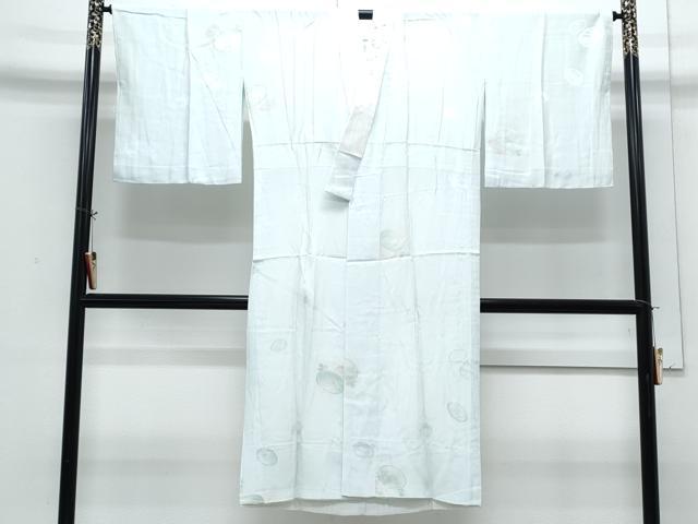 平和屋着物●長襦袢　無双仕立て　蛍暈し　万寿菊地紋　半衿刺繍　正絹　逸品　未使用　CABH3667th