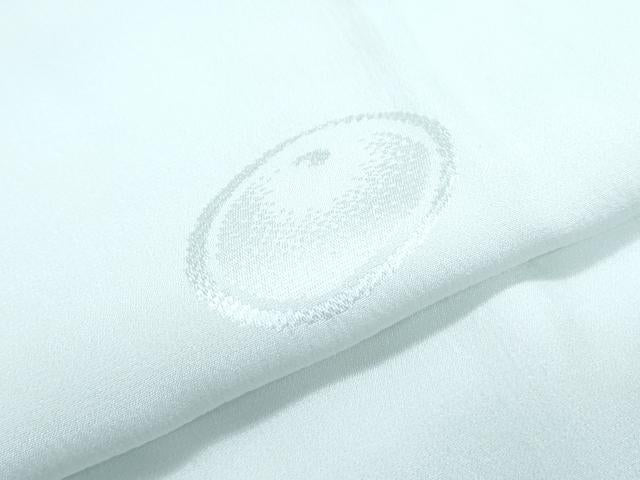 平和屋着物●長襦袢　無双仕立て　蛍暈し　万寿菊地紋　半衿刺繍　正絹　逸品　未使用　CABH3667th