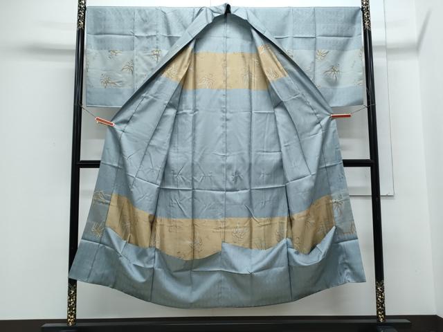 平和屋着物●男性　長襦袢　仮絵羽　隈取　正絹　逸品　未使用　CABH3669th