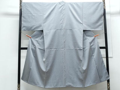 平和屋着物●男性　お召　吉祥文　正絹　逸品　未使用　CABH3670th