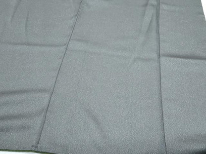 平和屋着物●訪問着　刺繍　扇面枝花文　暈し染め　金通し地　正絹　逸品　CABH3681th