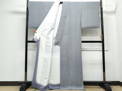 平和屋着物●伝統工芸士 砂川健一　江戸小紋　菱吉祥花文　やまと誂製　正絹　逸品　CABH3693th