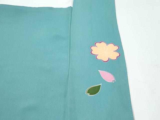 平和屋着物●豪華振袖　短冊花文　暈し染め　金彩　正絹　逸品　CABH3695th