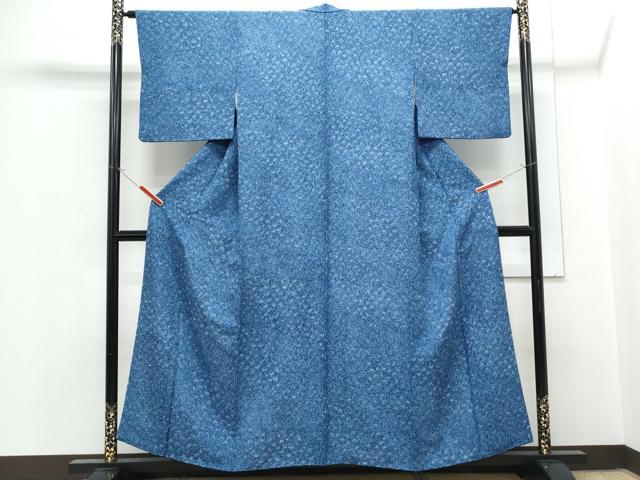平和屋着物●上質な小紋　霞文　正絹　逸品　CABH3699th