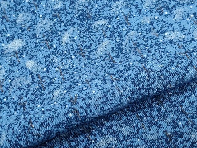 平和屋着物●上質な小紋　霞文　正絹　逸品　CABH3699th