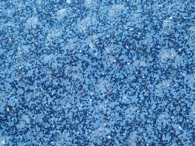 平和屋着物●上質な小紋　霞文　正絹　逸品　CABH3699th