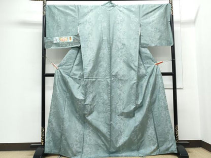 平和屋着物●本場大島紬　葡萄蔦の葉文　やまと誂製　大山謹製　証紙付き　正絹　逸品　CABH3700th