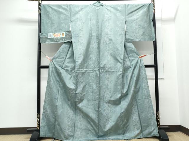 平和屋着物●本場大島紬　葡萄蔦の葉文　やまと誂製　大山謹製　証紙付き　正絹　逸品　CABH3700th