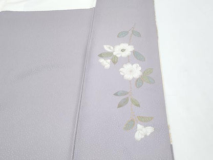 平和屋着物●訪問着　文箱花文　暈し染め　金彩　正絹　逸品　CABH3703th