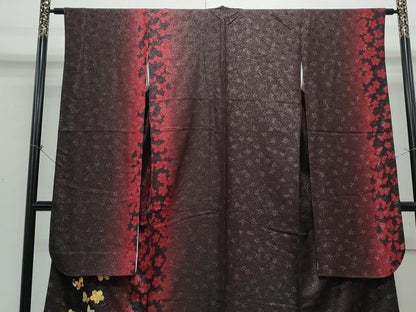 平和屋着物●豪華振袖　駒刺繍　舞蝶文　暈し染め　銀通し地　やまと誂製　正絹　逸品　CABH3706th