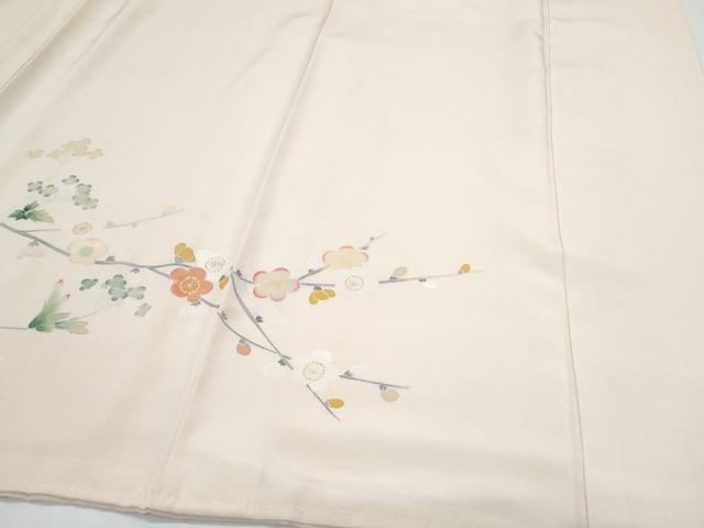 平和屋着物●訪問着　友禅　草花文　正絹　逸品　CABH3720th
