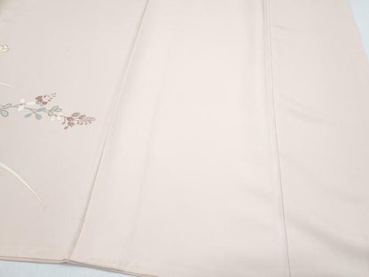 平和屋着物●訪問着　草花文　金彩　正絹　逸品　CABH3723th