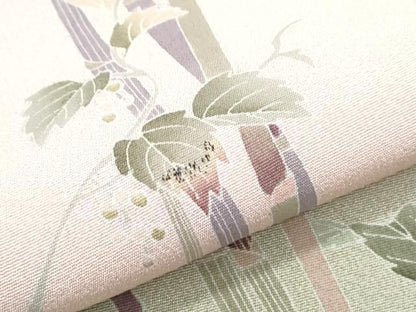平和屋着物●京友禅工芸作家　小宮山彌一　訪問着　草花文　暈し染め　正絹　逸品　CABH3725th