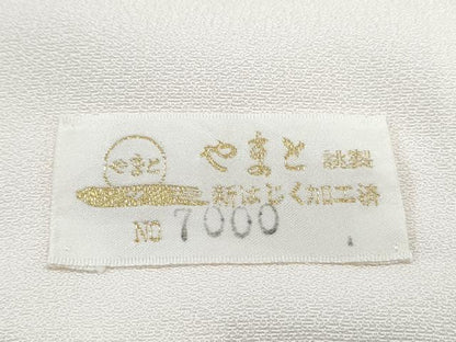 平和屋着物●訪問着　駒刺繍　色紙重ね花文　金彩　やまと金ラベル　正絹　逸品　CABH3726th