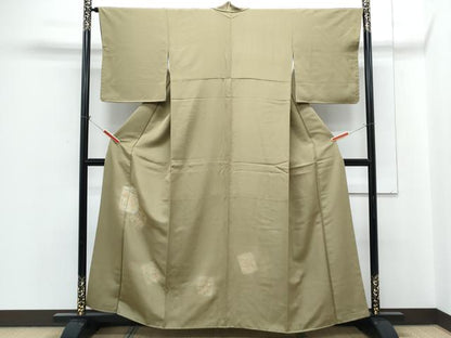 平和屋着物●訪問着　色紙重ね草花文　暈し染め　正絹　逸品　CABH3735th