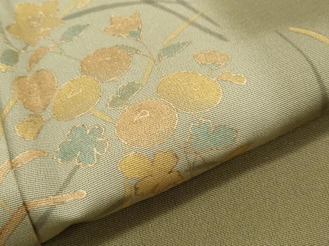 平和屋着物●訪問着　色紙重ね草花文　暈し染め　正絹　逸品　CABH3735th