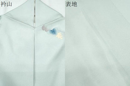 平和屋着物●訪問着　友禅　作家物　枝花文　暈し染め　正絹　逸品　CABH3736th