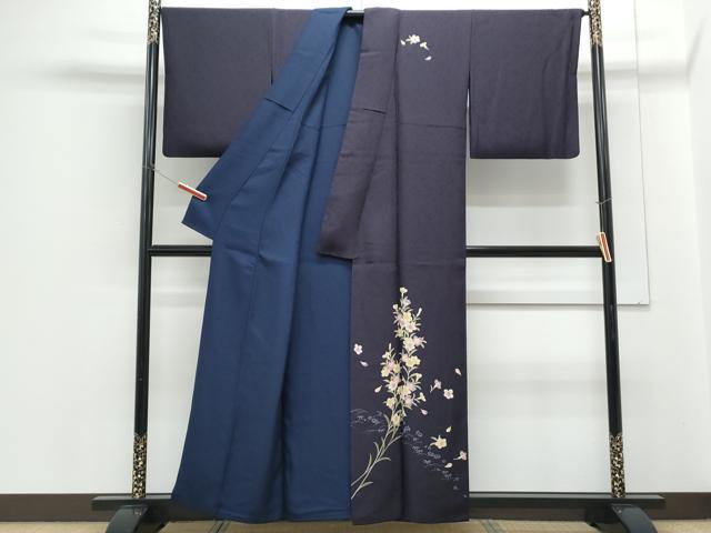平和屋着物●訪問着　草花文　やまと誂製　正絹　逸品　CABH3738th