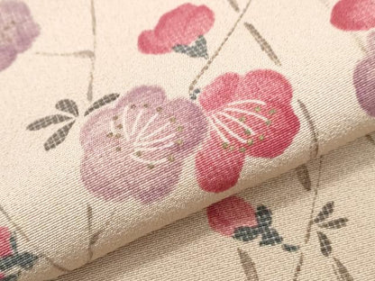 平和屋着物●訪問着　枝花文　暈し染め　金彩　正絹　逸品　CABH3744th