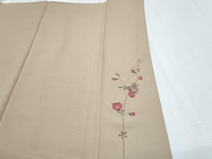平和屋着物●訪問着　枝花文　暈し染め　金彩　正絹　逸品　CABH3744th