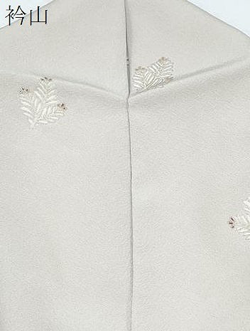 平和屋着物●上質な小紋　松葉文　金彩　正絹　逸品　CABH3747th