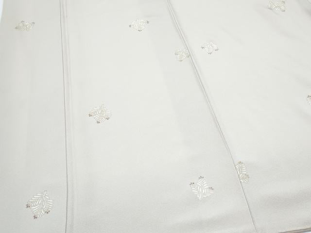 平和屋着物●上質な小紋　松葉文　金彩　正絹　逸品　CABH3747th